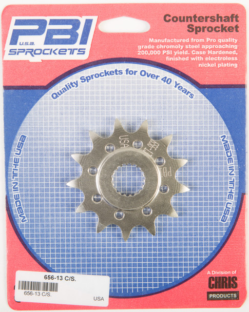 Pbi Front Cs Sprocket Steel 13T-520 Suz 656-13