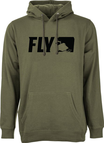 Fly Racing Fly Primary Hoodie Military Green Sm 354-0163S