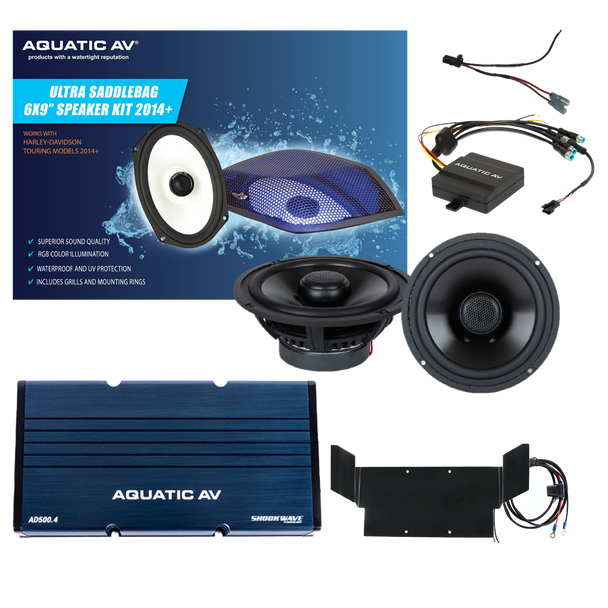 Aquatic Av Ultra Speaker Kit Flht `98-13 Bt300