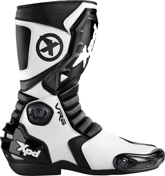 Spidi Vr-6 Boots Black/White E41/Us7.5 S58-011-41