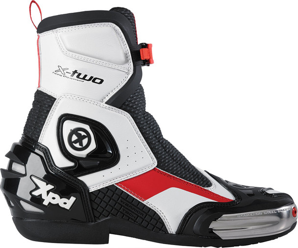 Spidi X-Two Boots White/Red/Black E47/Us12 S84-001-47