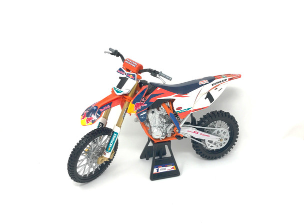 New-Ray Replica 1:10 Race Bike 17 Ktm 450Sx-F Orange(Dungey) 57953