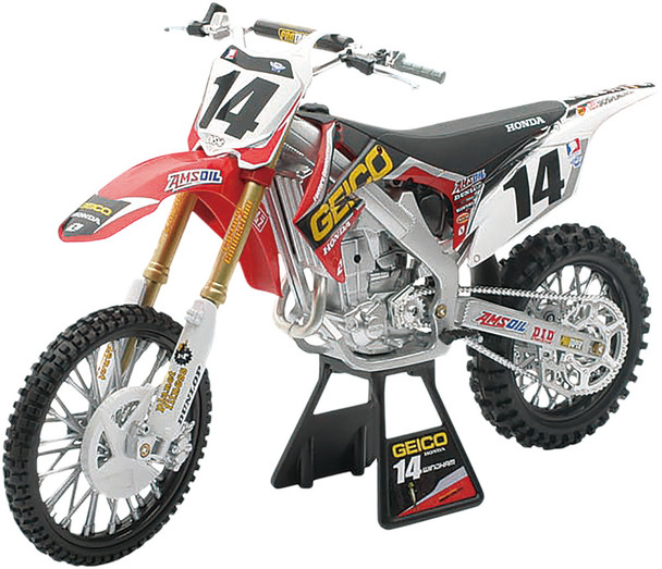 New-Ray Replica 1:6 Race Bike 12 Honda Crf450 Red(Windham) 49423