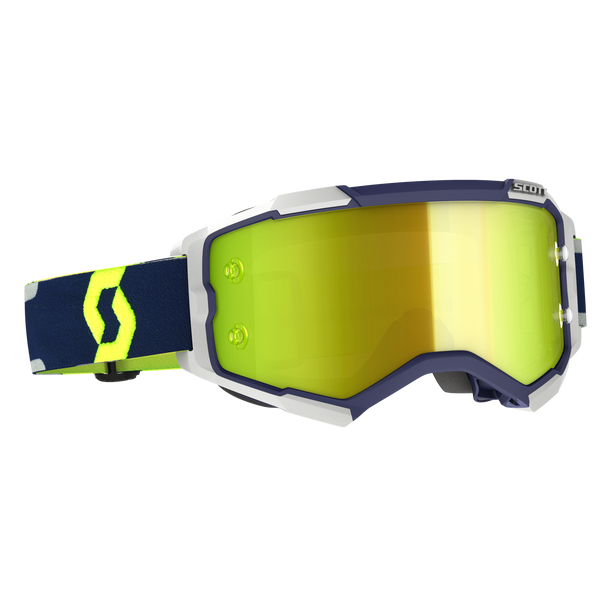 Scott Fury Goggle Blue/Grey Yellow Chrome Works Lens 272828-1099289