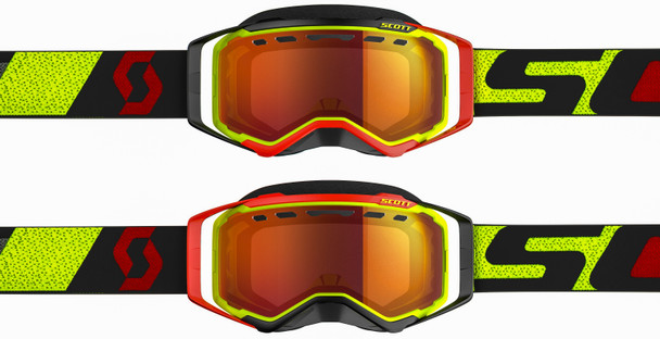 Scott Goggle Prospect Snow Ylw/Red Enhancer Red Chrome 262581-4039024