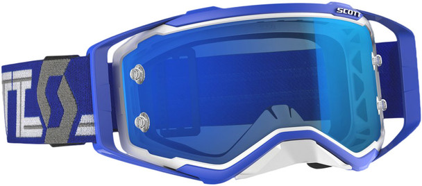 Scott Prospect Goggle White/Blue W/Blue Chrome 268178-1029278