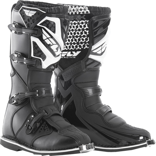 Fly Racing Maverik Mx Boots Black Sz Y10 364-56096