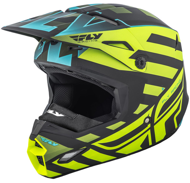 Fly Racing Elite Cold Weather Interlace Helmet Matte Hi-Vis/Black Xl 73-4941-8-X