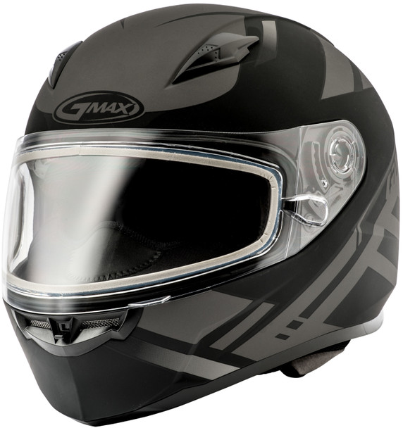 Gmax Ff-49 Full-Face Berg Snow Helmet Matte Black/Silver 2X G2493458 Tc-17