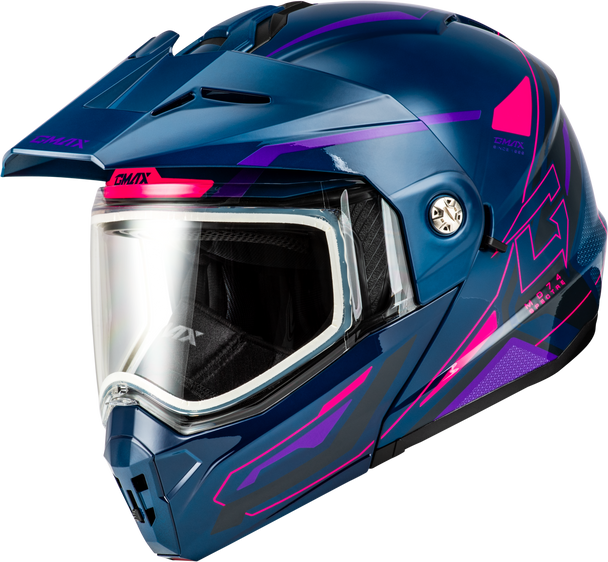 Gmax Md-74S Spectre Snow Helmet Blue/Pink/Purple 3X M67421089