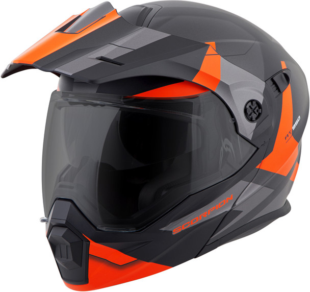 Scorpion Exo Exo-At950 Cold Weather Helmet Neocon Orange 2X (Dual Pane) 95-1087-Sd