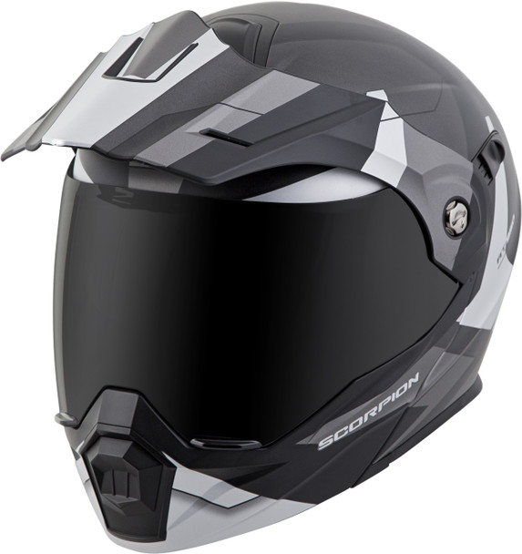 Scorpion Exo Exo-At950 Cold Weather Helmet Neocon Silver Lg (Dual Pane) 95-1055-Sd