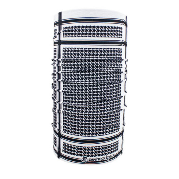 Balboa Motley Tube Polyester Houndstooth Blk & Wht T235Bw