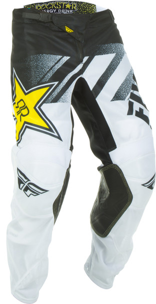 Fly Racing Kinetic Mesh Rockstar Pants White/Black Sz 34 372-33434