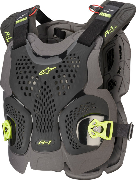 Alpinestars A-1 Plus Chest Protector Blk/Anth/Fluo Ylw Md/Lg 6700120-1155-M/L