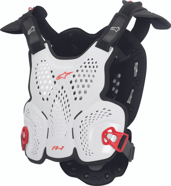 Alpinestars A-1 Roost Guard White/Black/Red Xl/2X 6700116-213-Xxl