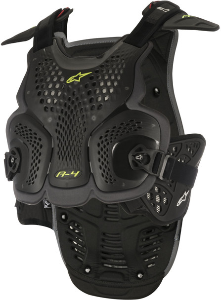 Alpinestars A-4 Chest Protector Black/Anthracite Md/Lg 6701517-104-M/L