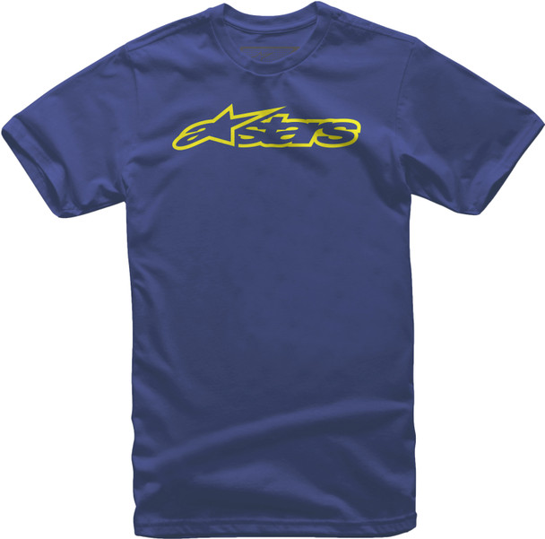 Alpinestars Youth Blaze Tee Royal/Hi-Vis Xs 3038-72000-7955-Xs