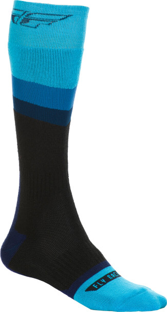 Fly Racing Fly Mx Socks Thick Blue/Black Sm/Md Spx009496-A1