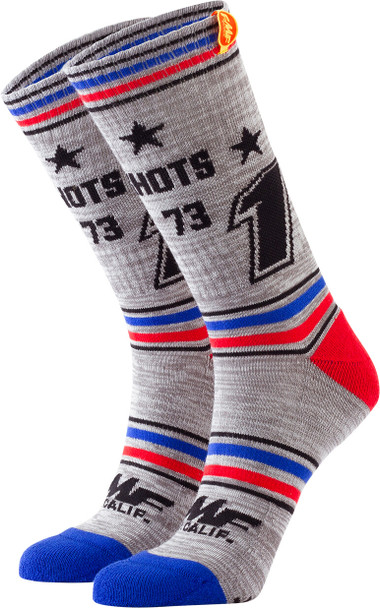 FMF Apparel Holeshot Socks Grey Heather Ho20194905