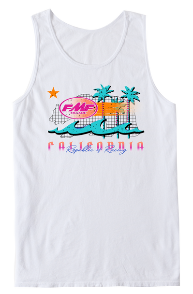 FMF Apparel Wavy Tank White Md Su22123900-Wht-M