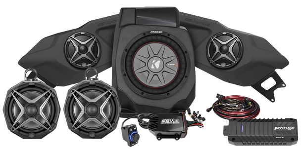 Ssv Works 5 Speaker Plug And Play Kit W/ 8" Cage Pods 220-Rz5-Q5Xa2