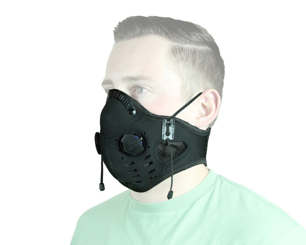 ATV TEK Elite Series Neoprene Dust Mask Black Edmblk