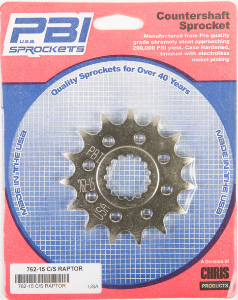 Pbi Front Cs Sprocket Steel 15T-520 Yam 762-15