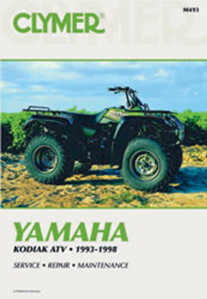 Clymer Repair Manual Yam Yfm400Fw Kodiak Cm493