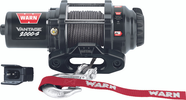 Warn Vantage 2000-S Winch W/Synthetic Rope 89021