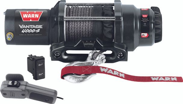 Warn Vantage 4000-S Winch W/Synthetic Rope 89041
