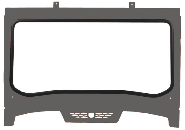 Pro Armor Front Windshield Stealth Grey P187W460Sg