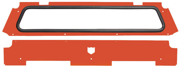 Pro Armor Rear Windshield Orange Rust Metallic P144W461Orm