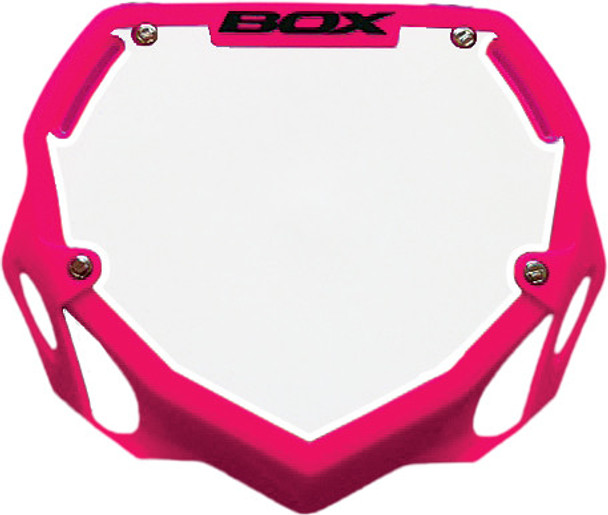 Box Phase 1 Mini Number Plate (Flo. Pink) Bx-Np13000Sm-Pk