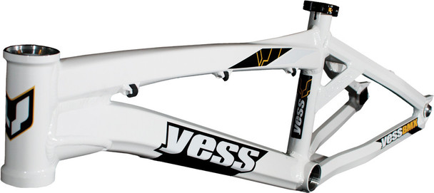 Yess 20" Race Frame White Pro Prowhite