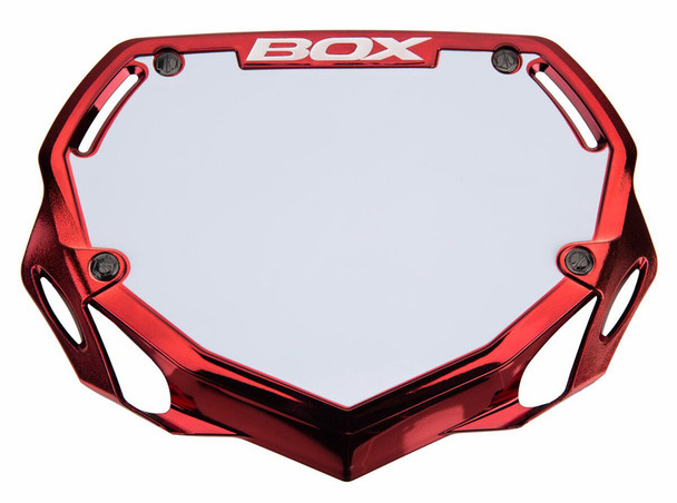 Box Phase 1 Mini Plate Red Chrome Bx-Np16Chrsm-Rd