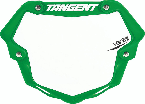 Tangent 6" 3D Ventril Plate Green 03-1206