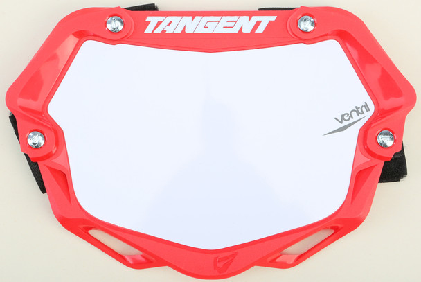 Tangent 6" 3D Ventril Plate Red 03-1202