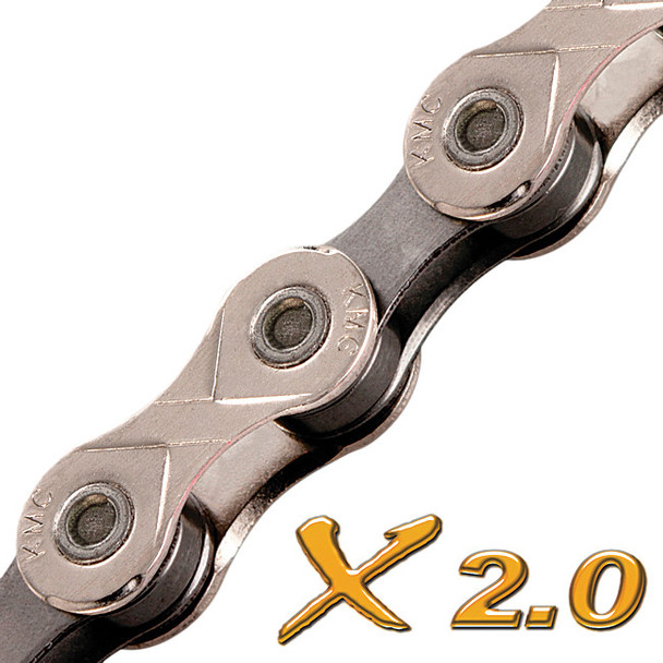 Kmc X10.93 11/128" Chain Silver 116L 10 Speed 7 66759 71036 1