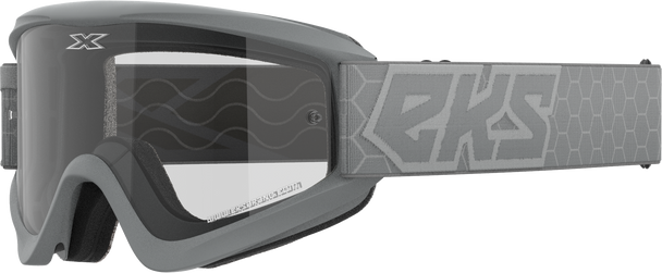 EKS Brand Flat Out Clear Goggle Grey Clear 067-60440