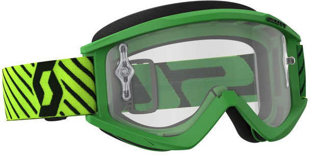 Scott Recoil Xi Goggle Green/Yellow W/Clear Works Lens 262596-1412113
