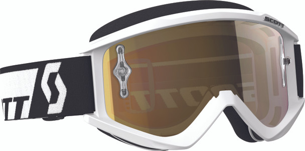 Scott Recoil Xi Goggle White W/Silver Chrome Lens 246485-0002324