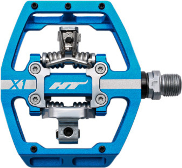Ht Components X2 Mtb Pedal Royal Blue 85X94X14Mm Cleat Included 102001X2125101