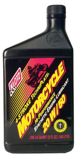 Klotz 20/50 Motorcycle Oil (Qt) Kl-850 (10)