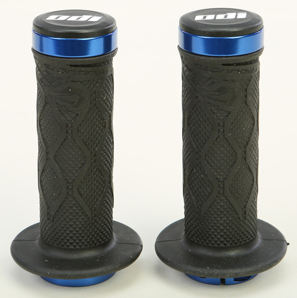 Tangent Mini Lock-On Grips Black Blue 100Mm 16-2203