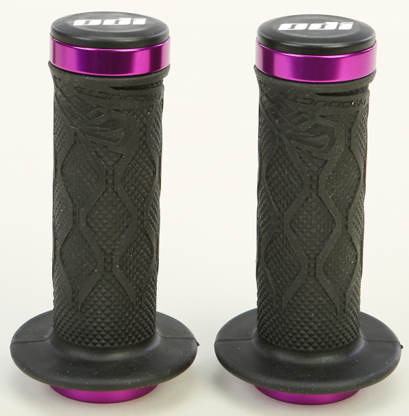 Tangent Mini Lock-On Grips Black Purple 100Mm 16-2209