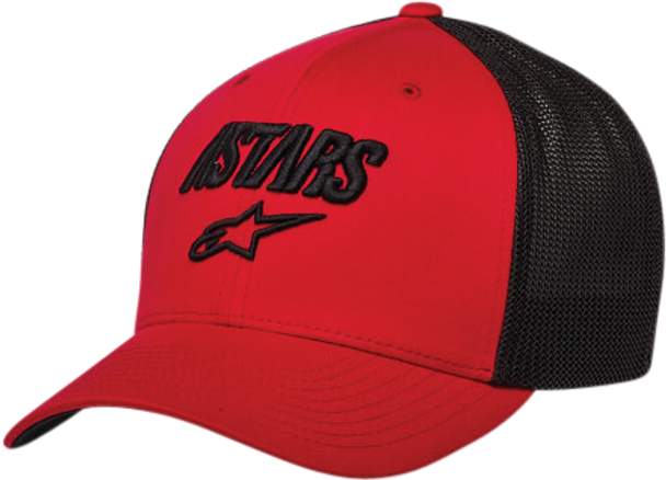 Alpinestars Angle Stretch Mesh Hat Red/Black Sm/Md 1230-81011-3010-S/M