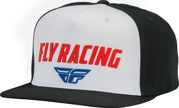 Fly Racing Fly Evo Hat White/Black/Red 351-0121