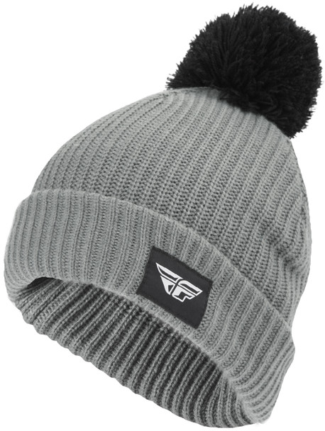 Fly Racing Fly Pom Beanie Grey Grey 351-0826