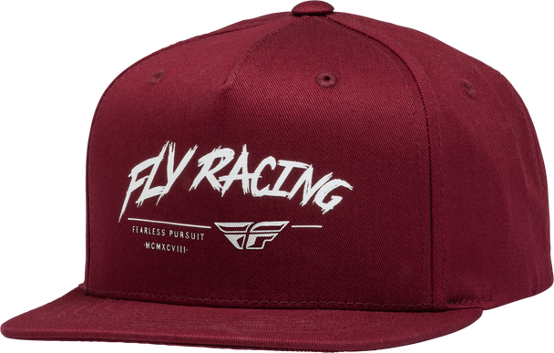 Fly Racing Youth Fly Khaos Hat Maroon/White 351-0057